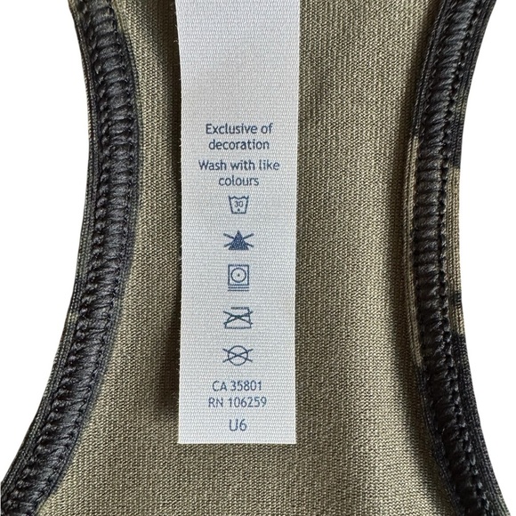 New Lululemon Tank Top Cool Racerback Biggie So Fly Butterfly Fatigue Green 4 - Picture 5 of 6